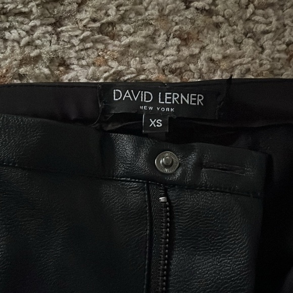 David Lerner New York vegan leather pants - Picture 2 of 6